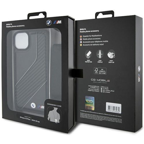 Etui BMW do iPhone 15 Plus / 14 Plus 6,7"", Czarny na Arena.pl