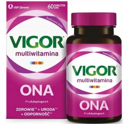 Vigor ONA multiwitamina dla kobiet 60 tabletek zdjęcie 2