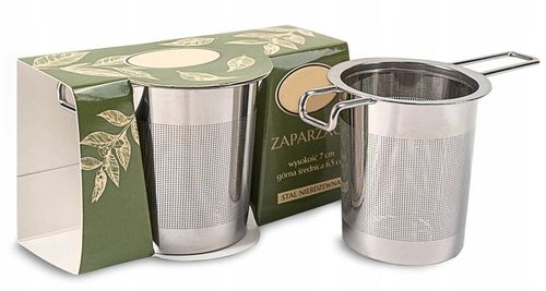ZAPARZACZ do herbaty ziół uniwersalny JAKOŚCIOWY 6,5 cm ze stali na Arena.pl