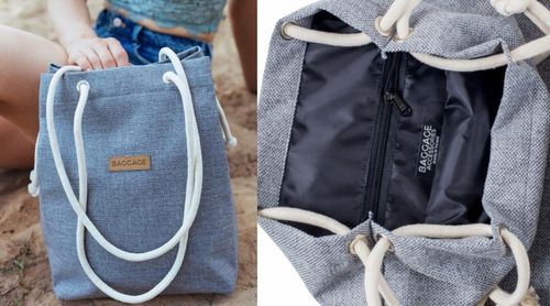 TOREBKA DAMSKA WOREK SHOPPER TORBA KWIATY BAGGAGE na Arena.pl