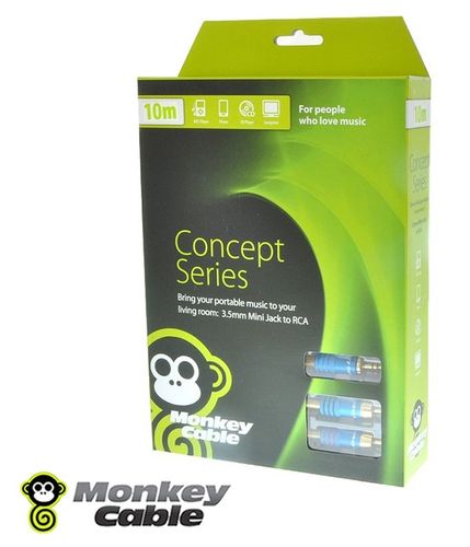 Kabel Jack 3.5 Stereo - 2RCA MonkeyCable Concept MCTJ2P3 - 3m na Arena.pl