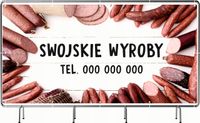 BANER REKLAMOWY 130x80cm projekt w cenie różne wzory SWOJSKIE WYROBY