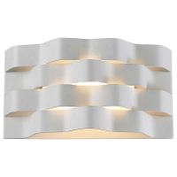 Kinkiet LAMPA ścienna VERIGO MB1401S Italux metalowa OPRAWA modernistyczna LED 2W 3000K art deco biała