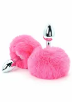 toyjoy happiness enchanting bunnytail aluminiowy model z puszystym ogonkiem