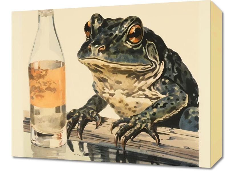 Obraz 50x40cm Refleksje Błotniaka zdjęcie 1