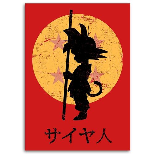Deco Panel, Dragon Ball Saian 50x70 na Arena.pl