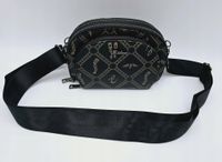 Eslee - torebka listonoszka skóra ekologiczna nadruk czarny E8882C