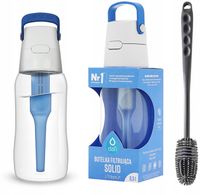 Butelka filtrująca Dafi SOLID 0,5 L NIEBIESKA /SZAFIROWA + SZCZOTKA SILIKON