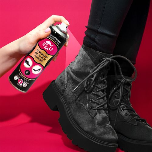 Renowator do zamszu i nubuku ze szczoteczką CZARNY 250 ml EMU na Arena.pl