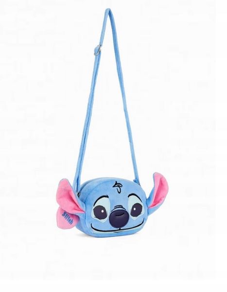 Disney Torebka welurowa na ramię mała STITCH na pasku 3D zdjęcie 3