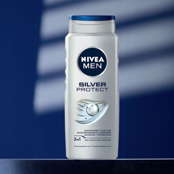 NIVEA żel pod prysznic Silver Protect 4 x 500ml zdjęcie 6
