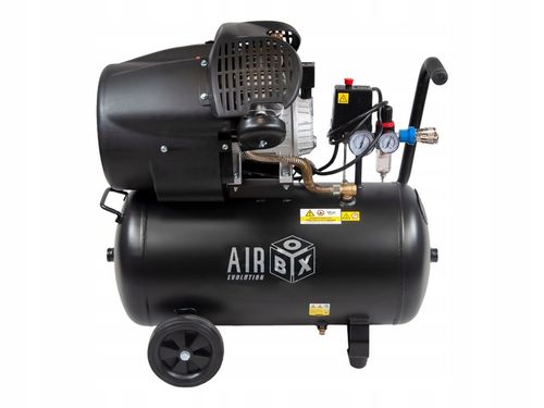 Kompresor Sprężarka olejowa 50L dwutłokowa 2,2kW 230V 10bar Airbox na Arena.pl