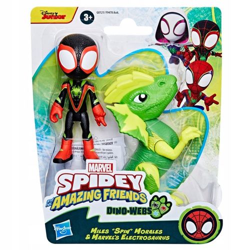 Spider-Man Spidey Dino-Webs Zestaw figurek Miles i Electrosaurus Hasbro na Arena.pl