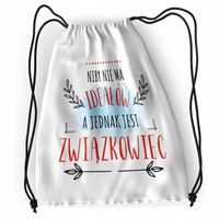 Plecak Dla Związkowca Sportowy Szkolny Worek Z Nadrukiem Ze Zdjęciem