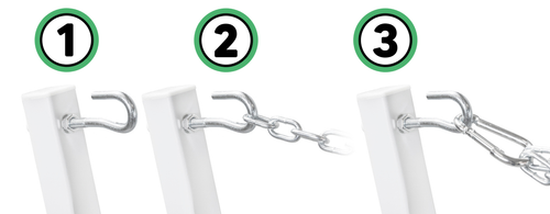 Stelaż na hamak biały 2w1 + hamak + krzesło brazylijskie na Arena.pl