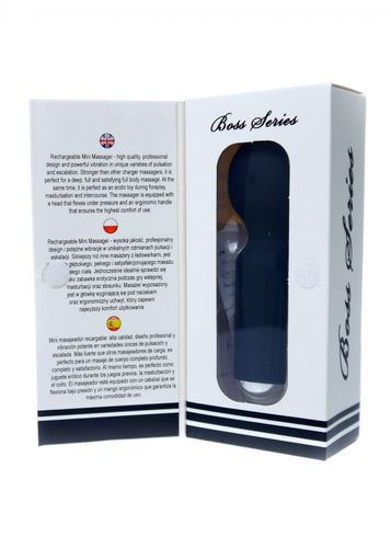 stymulator rechargeable mini masager usb 20 functions   black na Arena.pl