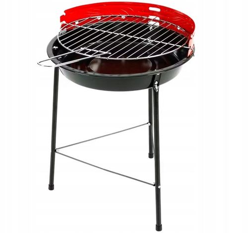 GRILL OGRODOWY TURYSTYCZNY PRZENOŚNY OKRĄGŁY WĘGLOWY KLASYCZNY KEMPINGOWY na Arena.pl