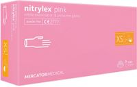 rękawice nitrylowe 100 szt. 6-xs nitrylex pink