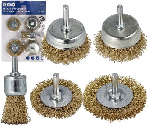 SZCZOTKA DRUCIANA DO WIERTARKI WKRĘTARKI NA WIERTARKĘ ZESTAW SZCZOTEK na Arena.pl