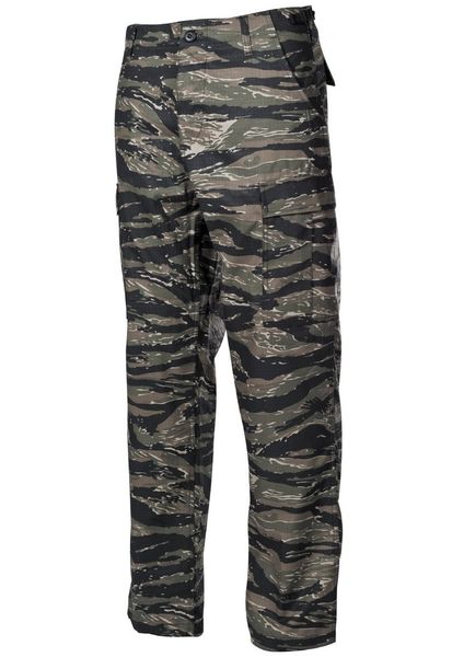 Spodnie bojówki US Wzmacniane tiger stripe  M zdjęcie 1