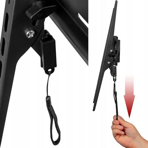 UCHWYT DO TELEWIZORA WIESZAK NA TV LCD UCHYLNY MOCNY 35-85 CALI KingMount na Arena.pl