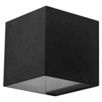 Kinkiet LAMPA ścienna KANI 4428 Shilo metalowa OPRAWA kostka cube przyścienna czarna