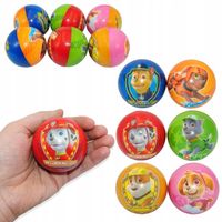 12x PIŁKA PIANKOWA PSI PATROL KOLOR ZABAWKA ANTYSTRESOWA LEKKA MIĘKKA 6cm