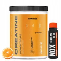 nowmax CREATINE MONOHYDRATE 500 g KREATYNA SIŁA