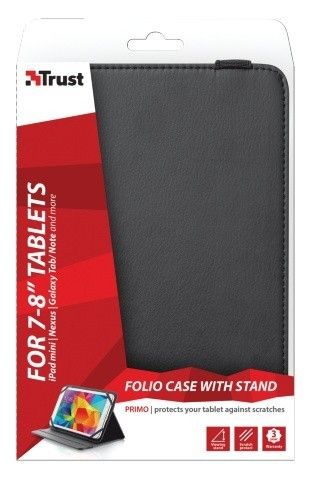 Trust Primo Folio Case with Stand for 7-8" tablets - black na Arena.pl