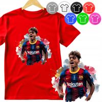 KOSZULKA DZIECIĘCA T-SHIRT - LAMINE BARCELONA PIŁKA NOŻNA - XXXS 86-92