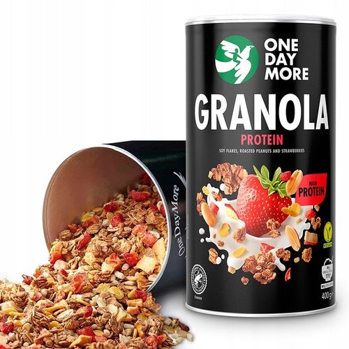 Granola Proteinowa 400g | 28g białka | dla aktywnych | One Day More na Arena.pl