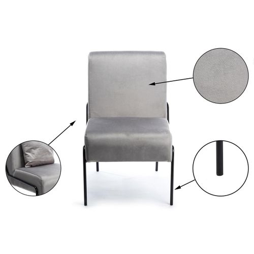 Fotel Nammi Black Gray na Arena.pl