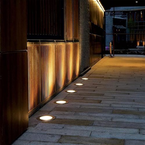 Reflektor ogrodowy URing IP67 LED GU10 230V, okrągły 11x12cm POWYSTAWOWY na Arena.pl