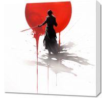 Obraz 60x60cm Samotny Samuraj