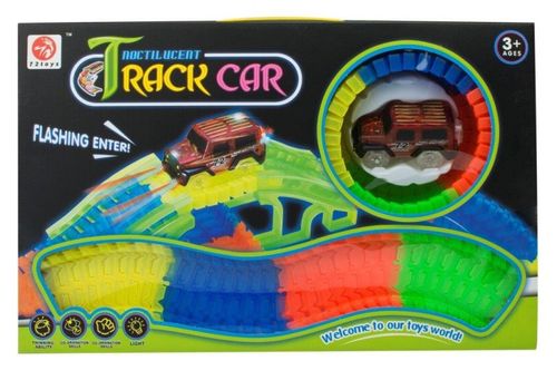 Tor świecący Magic Car 128 elementów most na Arena.pl