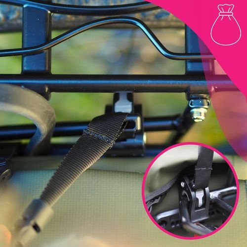 BAGAŻNIK ROWEROWY POD SAKWY TORBY VELOXO CZARNY ALU POD TARCZĘ 24-29 na Arena.pl