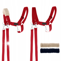Skippi Kantar dla Hobby Horse - wodze, 2 wymienne futerka - czerwony