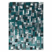 RUG/LU/WELLI/GEOMETRIC3/GREEN+ANTHRACITE/160x220