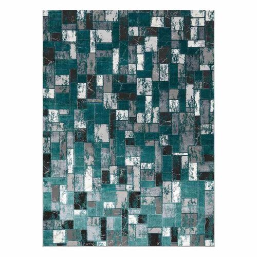 RUG/LU/WELLI/GEOMETRIC3/GREEN+ANTHRACITE/160x220 na Arena.pl