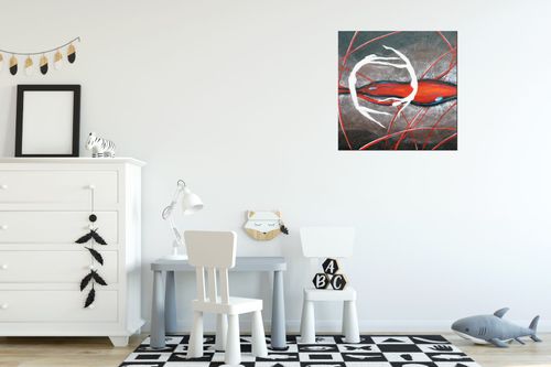 Obraz Płótno 40X40 Taniec W Toni na Arena.pl