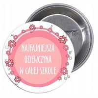 Przypinki buttony 8 marca prezent dla dziewczyny