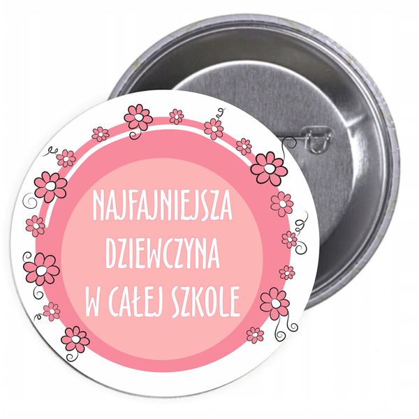 Przypinki buttony 8 marca prezent dla dziewczyny zdjęcie 1
