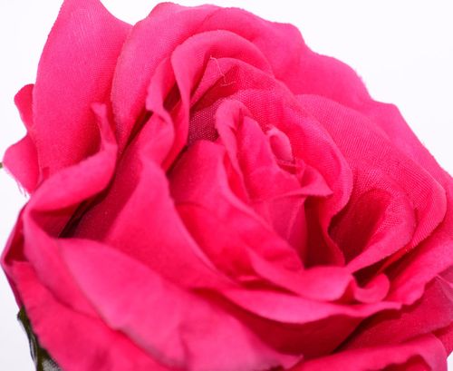 Róża wyrobowa czerwonomalinowa 8cm na Arena.pl