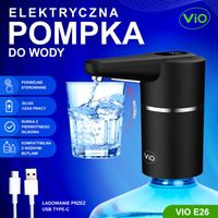 DOZOWNIK DO WODY VIO E26-T - ELEKTRYCZNA POMPKA Z FUNKCJĄ AKTYWACJĄ KUBKIEM