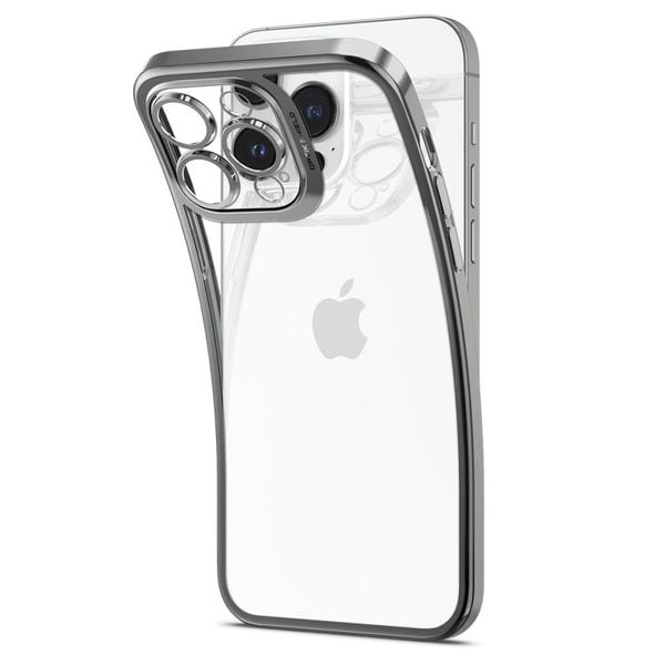 SPIGEN OPTIK CRYSTAL IPHONE 14 PRO MAX CHROME GREY zdjęcie 6
