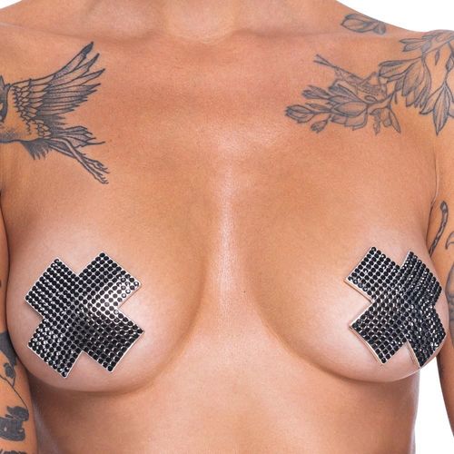 nipple jewellery cross black na Arena.pl