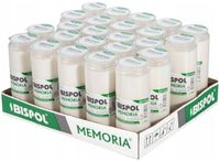 Wkłady do zniczy olejowe Bispol 3,5 dnia wysokość 14,5 cm zgrzewka 24 szt