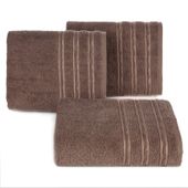 Ręcznik Jonas 50x90 cm brązowy bawełna frotte 480 g/m²