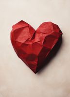 Plakat 13x18cm Kreślone Serce