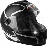 KASK SZCZĘKOWY ZAMKNIĘTY MOTOCYKLOWY SKUTER QUAD GOKART HULAJNOGA LEKKI S